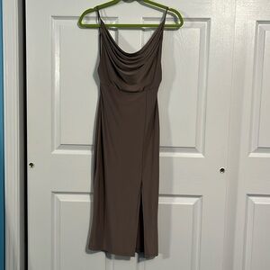Worn once midi dress with spaghetti straps